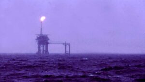 North Sea Oil platform