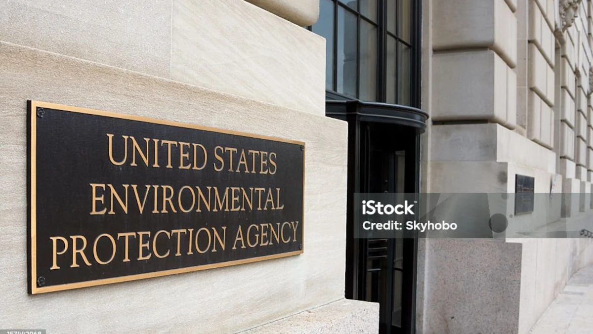 EPA sign on building